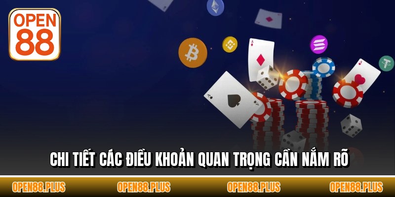 Chi tiết các điều khoản quan trọng cần nắm rõ