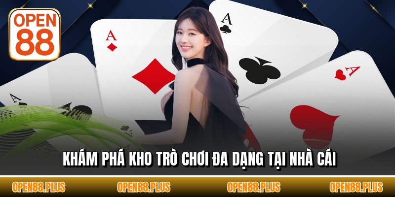 Khám phá kho trò chơi đa dạng tại nhà cái